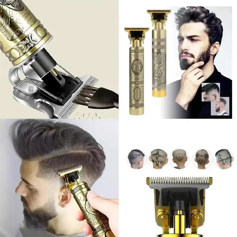 Barbeador Dragon Máquina de corte de cabelo e barba masculina elétrico profissional