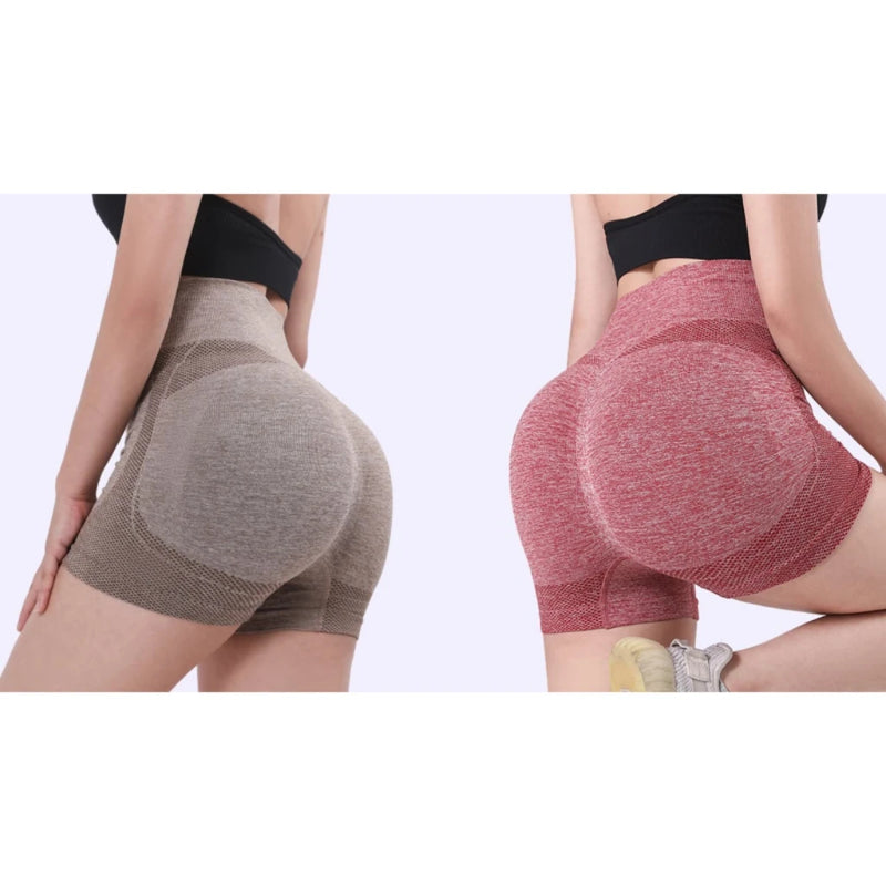 Shorts para mulheres de cintura alta para treino, muito confortável. Fitness, yoga, elevador de bunda.