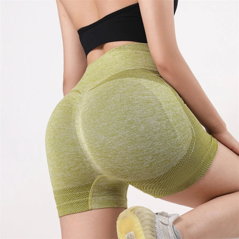 Shorts para mulheres de cintura alta para treino, muito confortável. Fitness, yoga, elevador de bunda.