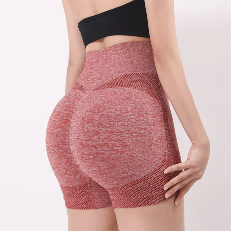 Shorts para mulheres de cintura alta para treino, muito confortável. Fitness, yoga, elevador de bunda.