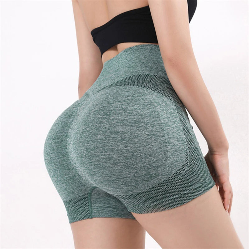 Shorts para mulheres de cintura alta para treino, muito confortável. Fitness, yoga, elevador de bunda.