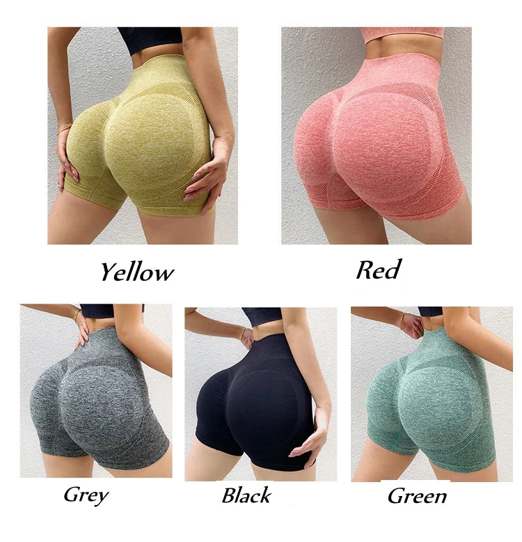 Shorts para mulheres de cintura alta para treino, muito confortável. Fitness, yoga, elevador de bunda.