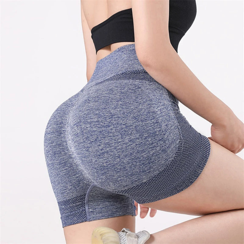 Shorts para mulheres de cintura alta para treino, muito confortável. Fitness, yoga, elevador de bunda.