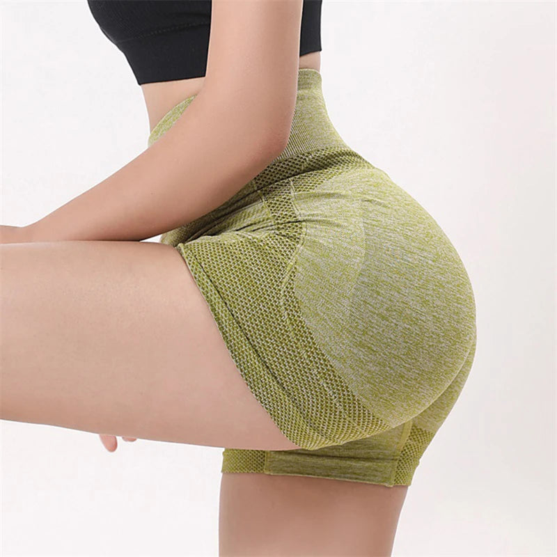 Shorts para mulheres de cintura alta para treino, muito confortável. Fitness, yoga, elevador de bunda.