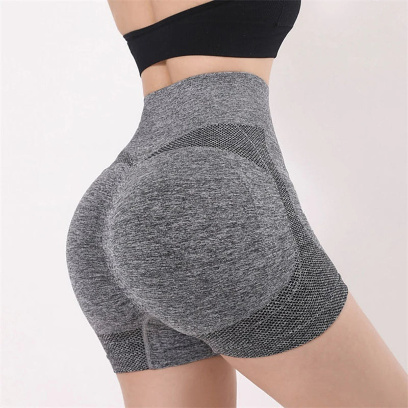 Shorts para mulheres de cintura alta para treino, muito confortável. Fitness, yoga, elevador de bunda.